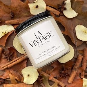 AUTUMN ORCHARD Candle - Fall Scented Candle - Soy Wax Candle - Handmade - 16 oz